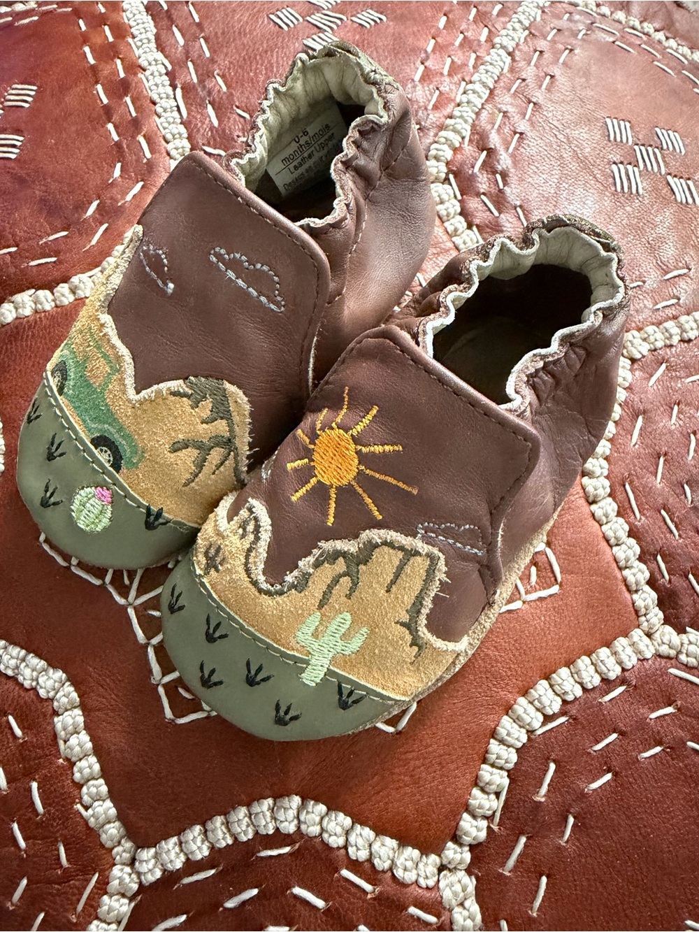 Robeez SS Indio Leather Slip-Ons